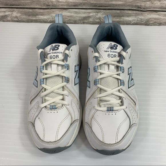 New Balance Shoes - New Balance 608 Women's Training Shoes (WX608WB5) White/ Blue (Size 8)
